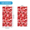 Шарфы красный Hypebeast Luxury Styly Camouflage Bandana Sece Cover Print