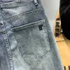 Erkekler Kot Bol kot pantolonlar Harem pantolon geniş bacak açık mavi streç stil sokak kıyafetleri yıkanmış denim pantolon insan hip hop erkek kıyafetleri l230724