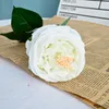 Kwiaty dekoracyjne symulacja dekoracji ślubnej kwiat kremu nawilżanie austin ins ins wiatr bukiet po rekwizyty curling herbaty dom