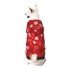 Felpe con cappuccio da uomo Merry Christmas Elk Pet Dog Cappotto impermeabile The Face Clothes Giacca da esterno per cani di taglia piccola e media