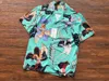 Mannen T Shirts 23SS Top Kwaliteit Wacko Maria Hawaii Beach Casual Korte Mouw Revers Mannen Vrouwen Bloemen Volledige Print techwear