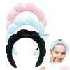 Kopfbedeckung Haarschmuck Mode High Cranial Top Einfarbig Veet Braid Hoop Spa Make-up Sport Yoga Kopf Kopfbedeckung Drop Lieferung DHF6W