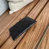 10A Bästa kvalitetskorthållare med Box Real Leather Caviar Wallet Black Quilted Coin Purse Lady Credit Wallet Luxury Designers