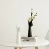 Vazen Creatieve Nordic Moderne Duim Bruiloft Decoratie Keramische Vaas Eenvoudige Bloempot Woonkamer Thuis Tafel Kantoor Decor Desktop