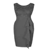 Dark Grey Short Mother of the Bride Dress Lace Chiffon Sheath Formal Occasion Mother of the Groom Suits Wedding Party Gowns237V