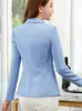 Costumes pour femmes Femmes élégantes Automne Blazer Casual Manches longues Mode professionnelle Bureau Lady Business Slim Manteaux à simple boutonnage