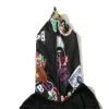 A Bathing A APE Chaopai Men's Emblem Printed Spliced Terry Hooded Sweater