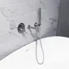 Set miscelatore per vasca da bagno in oro spazzolato Set di rubinetti per doccia per vasca da bagno in oro rosa caldo e freddo Set di rubinetti per vasca da bagno a parete