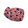 Fermagli per capelli COLLEZIONE PATRIOTIC KNOTTED HEADBAND - 4th Of July Fasce larghe per donna Rosso Bianco Blu Accessori