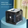 1pc, New USB Mini Air Conditioner Fan, Cold Air Machine, Cooler Home Desktop Refrigeration Small Air Conditioner, Mobile Humidifier Water Cooling Fan, Summer Essential