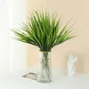 Decorative Flowers 10/12pcs Artificial Onion Grass Faux Pampas Tropical Plant Indoor Fake Reed Wheat Home Garden Outdoor Wedding Decor