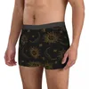 Underpants Funny Boxer Sun And Moon Magic Symbols Shorts Panties Briefs Men's Underwear Breathable For Male S-XXL