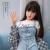 A Sex Doll Toys for Men Women Massager Masturbator Vaginal Automatic Sucking Split Portable Full Body Solid Adult Non Inflatable Men's Imitation Robot Silicone Girl