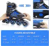 Inline Roller Skates Nattork Adjustable Inline Skates for Kids and Adult Safe and Durable Inline Skates Outdoor Indoor Roller Skates for Kids HKD230720