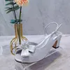 Klä italiensk bröllop design höga klackar guldfest sexiga kvinnors skor sko