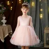 Mädchen Kleider Baby Mädchen Tüll Ärmellos Kinder Erster Geburtstag Kleid Säugling Für Taufe Kostüme Kleid Hochzeit Brautjungfer Party