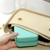 Jewelry Pouches Travel Case With Mirror Organizer Display Boxes PU Leather Zipper Portable Earrings Necklace Ring Storage Box