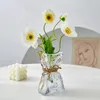 Vases Irregular Transparent Glass Dried Flowers Nordic Home Table Decoration Accessories Hydroponic Plant Desktop Bathroom Decor