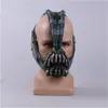 Cos Bane Mask Batman Movie Cosplay Props The Dark Knight Latex Mask Fullhead Hesteard для Halloween3351