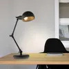 Lámparas de mesa Industrial Vintage, brazo oscilante ajustable, escritorio, estudio, lectura, oficina, estudio, luz nocturna, caída de EE. UU., enchufe de la UE E27