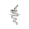 Ear Cuff Gothic Punk Snake Earing Clips senza piercing Orecchini a clip non forati Polsini per donna Uomo Gioielli neri 1 pezzo Drop Delivery