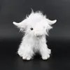 Ceny fabryczne hurtowe 25 cm 3-kolorowe szkockie highland krowie pluszowe zabawki wypchane bydła zwierzęta dla dzieci ulubione prezenty