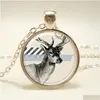 Pendentif Colliers Mens Cool Tiger Collier Femmes Mode Sier Choker Animal Sauvage Verre Cabochon Bijoux Cadeau Drop Delivery Pendentifs Dhxue