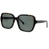 Sonnenbrille Retro Übergroße Quadratische Weibliche Klassische Rosa Serie Großer Rahmen Trend Luxus High-End-Designerbrille