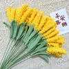 装飾的な花人工小麦の手編む大麦秋収穫感謝祭の日の装飾