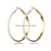 Hoop Huggie Geometric Colorf Enamel Earrings Drip Oil Candy Color Circle Earring Jewelry Gifts Drop Delivery Dh3D4