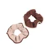 Copricapo Accessori per capelli Anelli per intestino crasso Fasce elastiche per le donne Ragazze Scrunchies Fascia per capelli Elastico in tessuto floreale Drop Deli Dhjw0