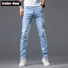 Männer 6 Farbe Herren Stretch Skinny Jeans Frühling Koreanische Mode Lässig Baumwolle Denim Slim Fit Hosen Männliche Hosen Marke 220813 L230724