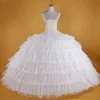 2019 White Petticoats Super Puffy Ball Stunce Slip Underskirt na dorosły ślub formalny sukienka Nowa duże 7 obręczy Długie Accessor 266c