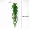 Decorative Objects Figurines Artificial Hanging Plants Fake Boston Ferns Vine Plastic Leaves Plants Xmas Wall Hanging For Home Christmas Party Patio Decor L230724