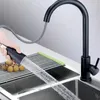 Kitchen Faucets With Pull Down Sprayer Gourmet Cold And Water Mixer Tap Sink Bathroom Accessories Removable Home Extendable