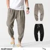 Men's Pants Privathinker Cotton Linen Casual Harem Men Joggers Man Summer Trousers Male Chinese Style Baggy 2023 Harajuku Clothe 230724