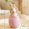 Easter Rabbit in Egg No Say No Listen No see Rabbits Easter Decoration for Home Gift for Kids Party Wedding Decoration 2009292625