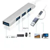 USB tipo C HUB Dock 3.0 Hub USB 3.0 2.0 Adattatore multi-sdoppiatore a 4 porte