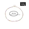 kralen kettingen colorf rocailles chocker boho regenboog kralen ketting natuurlijke edelsteen turkoois amethist steen voor vrouwen zomer strand dhqel