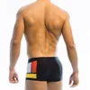 Męskie męskie meny kąpielowe bokserki bokserskie stroje kąpielowe męskie kolorowe szorty surfingowe pnie puszki kwadratowe kostiury kąpielowe zarządcze