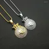 Pendant Necklaces POTCET Neutral Stainless Steel Euro Money Bag Titanium Necklace Geometric Hip Hop Fashion Party Jewelry