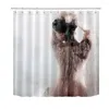 Shower Curtains Sexy Beauty Bath Bathroom Curtain Body Art Pattern Waterproof Polyester Fabric High Quality