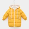 Pullover Toddler ragazzi e ragazze cappotto invernale per bambini cappotto spesso lungo per bambini cappotto caldo con cappuccio Parka cappotto da neve cappotto giovanile Z230724