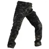 Pantalon masculin 2023 Cargo de randonnée de randonnée de combat militaire pour hommes pantalons sportifs tactiques camouflage trekking chasse extérieur pantalon mâle