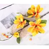 Decoratieve Bloemen Europese Stijl Magnolia Simulatie Bloem Guangyulan Kunstmatige Interieur Decoratie Multi Head High-end Art