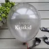 200 pcs Latex ansported Silver Balloons 결혼식 호의 파티 장식 New288J