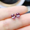 Stud Earrings Pear Cut 4x6mm Color Changing Stone Studs June Birthstone Alexandrite Solitaire Birthday Graduation Gift