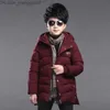 Manteau en duvet 2020 nouveaux garçons vêtements d'hiver 4 garder au chaud 5 enfants 6 automne hiver 9 manteau 8 d'âge moyen 10 ans 12 Pile épais coton vestes LJ9133846 Z230724