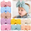 Hair Accessories Born Baby Headband For Girls Elastic Knit Children Turban Bows Soft Nylon Kids Headwear