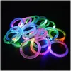 Autres Bracelets Mode Flash Danse Bracelets Led Clignotant Poignet Glow Bracelet Dans Le Noir Carnaval Cadeau D'anniversaire Néon Fête Fournitures Drop De